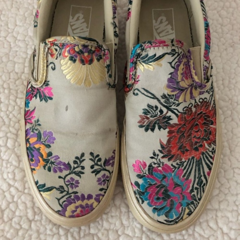 Vans Slip On - Satin Floral